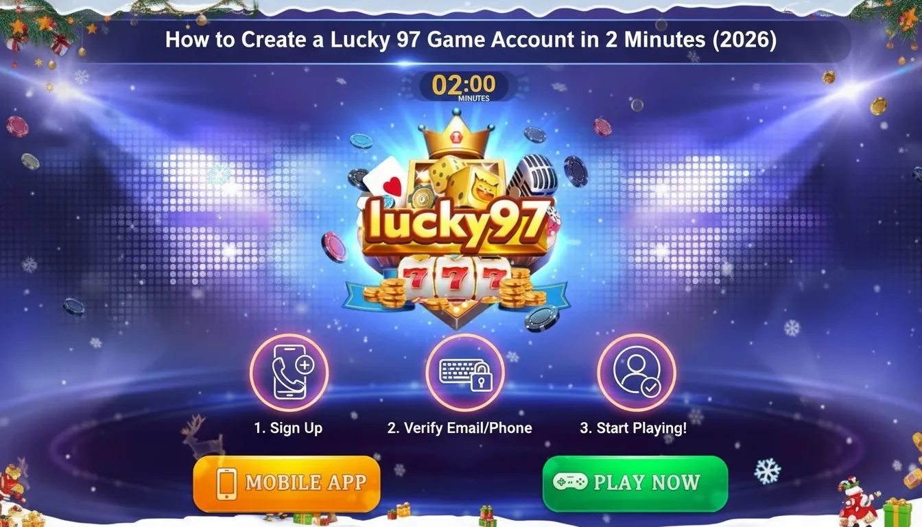 Lucky 97 Account Creation Guide 2026